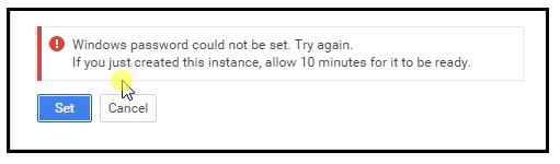 change the password of you VM